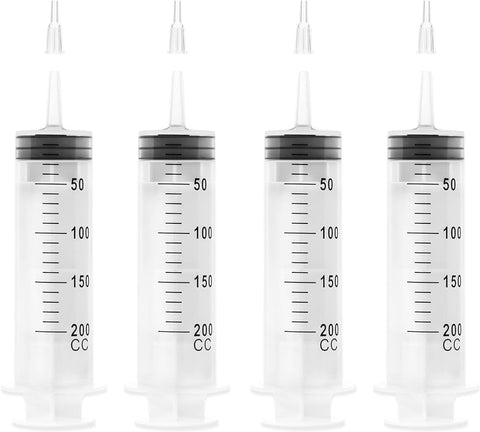 200mL Disposable Syringe w/ Catheter Tip
