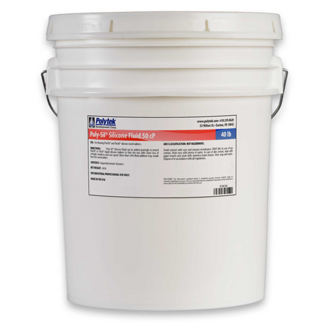 Polytek Silicone Fluid 50 cSt (40lbs)