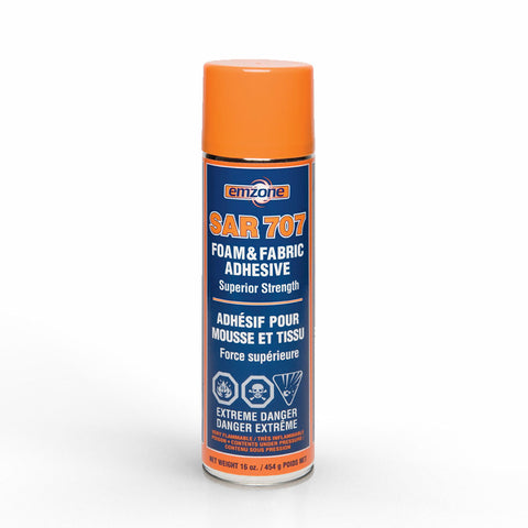 Emzone SAR 707 Foam & Fabric Adhesive (16oz can)