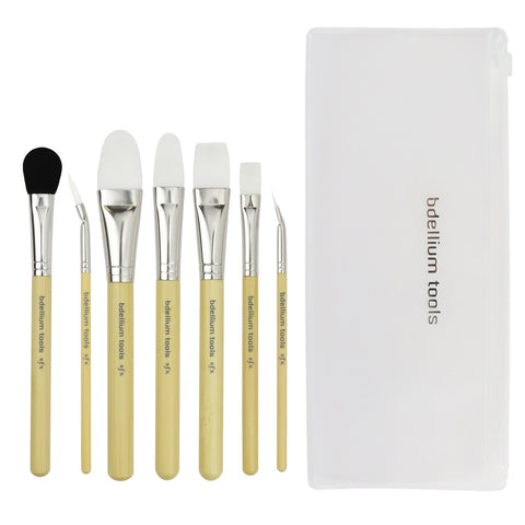 Bdellium SFX Glue Brush Set 7 pc. With Zip Lock Pouch
