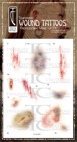 Twilight Creations Temporary Wound Tattoo - Skin Mix 1
