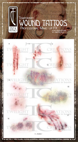 Twilight Creations Temporary Wound Tattoo - Skin Mix 2