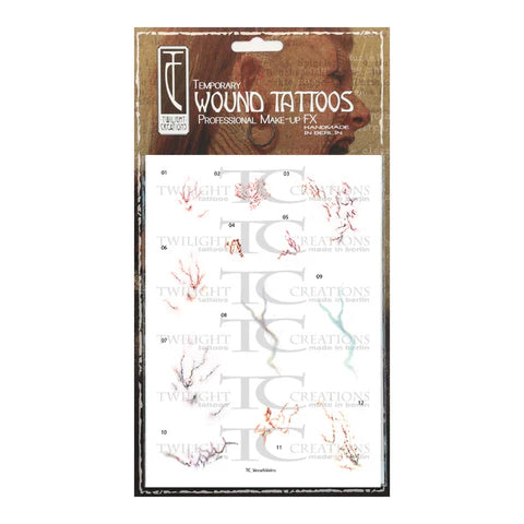 Twilight Creations Temporary Wound Tattoo - Vessels & Veins 1