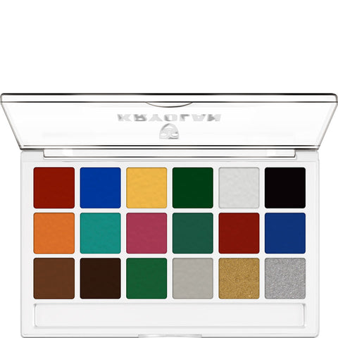 Kryolan Body Illustration Make-up Color (BIC) Palettes - 18 Colors